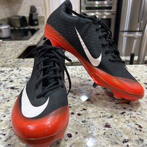 Nike Vapor Cleats Black/Red/White Men's Size 11.5